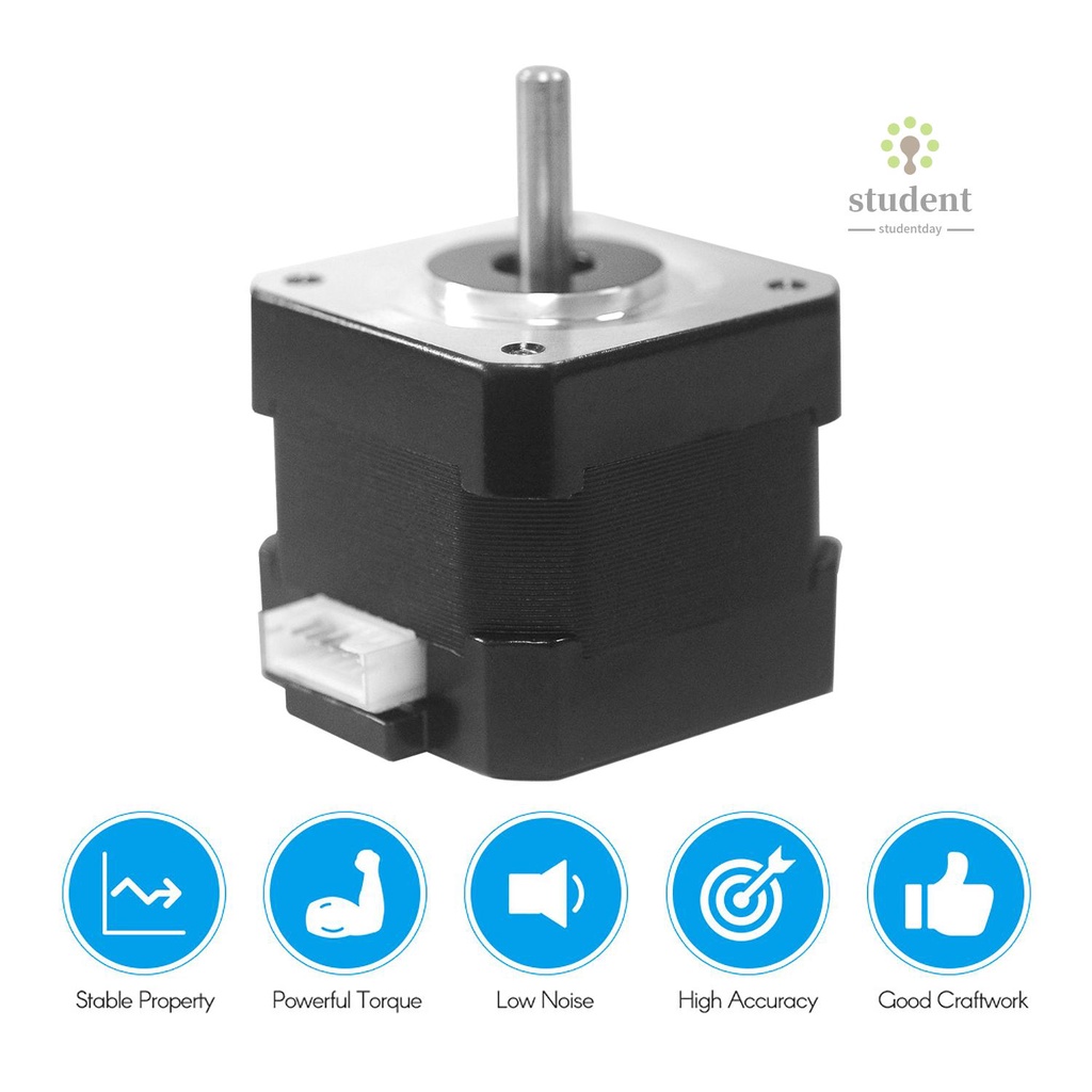 Động Cơ Bước 42-40 1.8 Độ 0.4n.m 1a 17hs4401 Cho Máy In 3d Creality Cr-10 Cr-10S Ender 3 | BigBuy360 - bigbuy360.vn