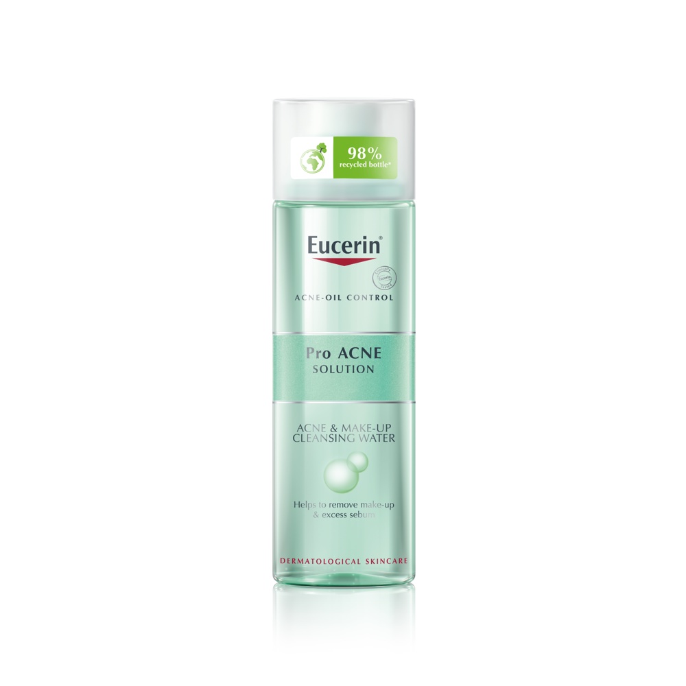 Nước Tẩy Trang Eucerin Pro Acne Solution Acne & Make Up Cleansing Water 200ml, Cho Da Dầu Mụn