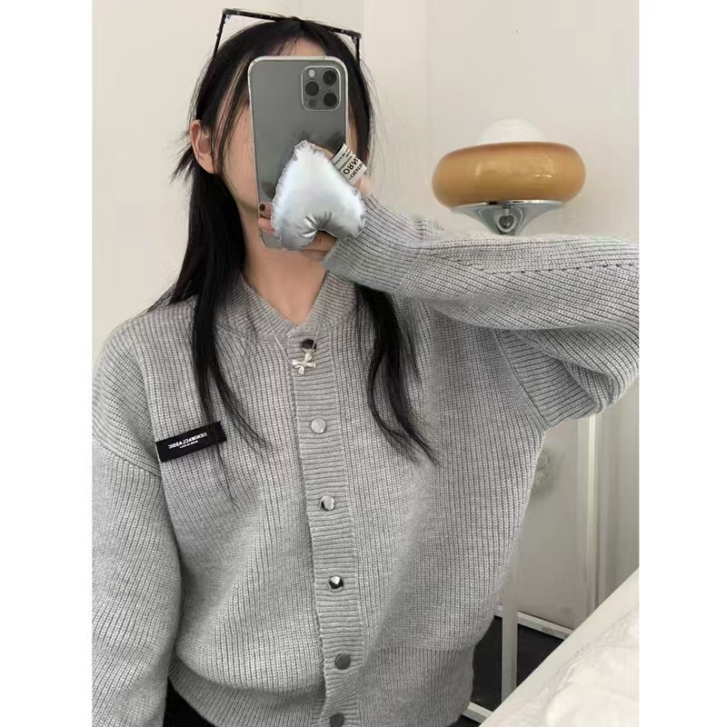 Áo Khoác cardigan Dệt Kim Thiết Kế Mới Thời Trang Mùa Thu Dành Cho Nữ