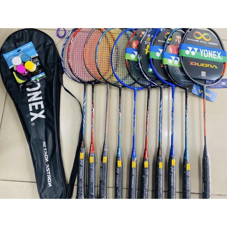 VỢT CẦU LÔNG YONEX 100% cacbon ( tặng kèm đan dây,cuốn cán + Túi đựng vợt) ་