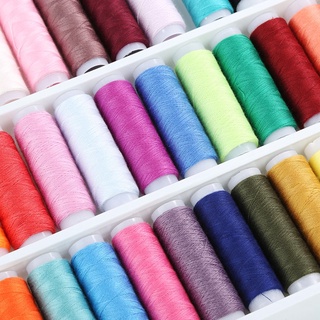 Set 39 cuộn chỉ may vá bằng polyester 100% nhiều màu sắc
