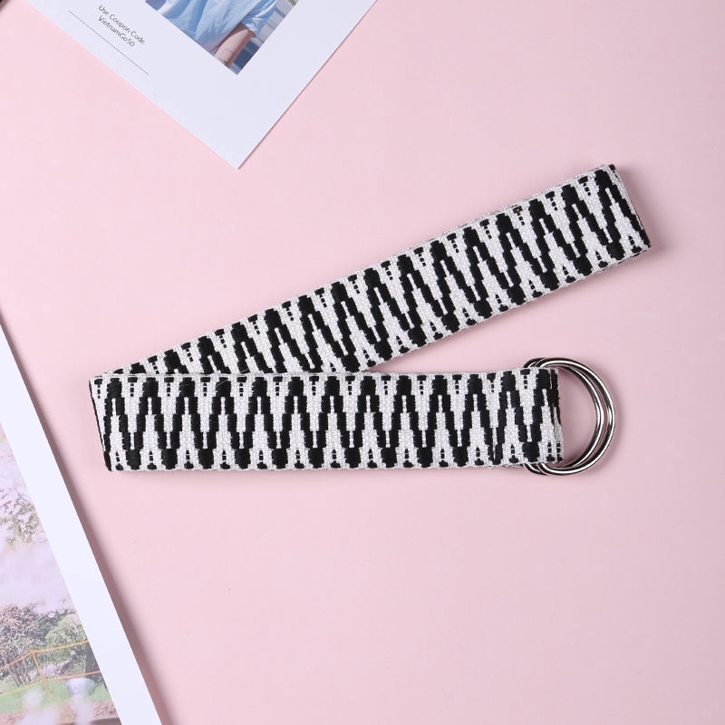 Thắt Lưng Vải Bố Thiết Kế Đơn Giản Phong Cách Hàn Quốc