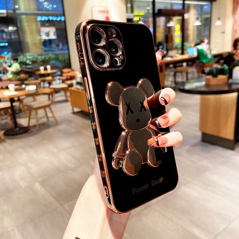 Ốp iphone hình gấu ốp lưng điện thoại cho iphone 6s/6splus/7/7plus/8/8plus/x/xs/11/12/13/pro/max