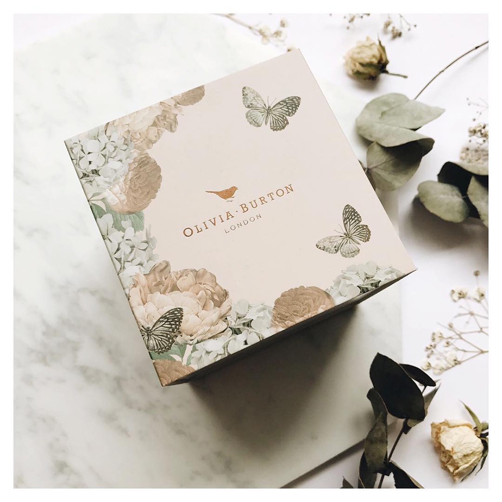 Đồng hồ nữ Olivia Burton Abstract Floral OB16VM45 dây da 38mm - Hàng chính hãng