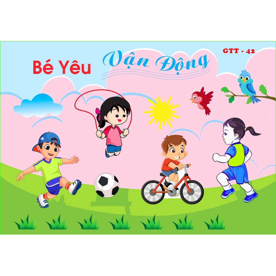 Decal dán tường cho bé-Tranh decal dán tường trang trí phòng cho bé