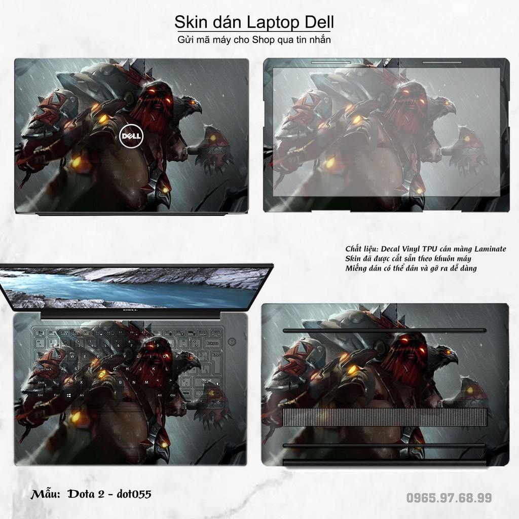 Skin dán Laptop Dell in hình Dota 2 _nhiều mẫu 9 (inbox mã máy cho Shop)