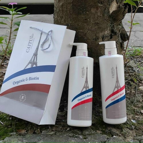 Cặp Dầu Gội Xả CAITU Phục Hồi Tóc Hư Tổn, Hương Thơm Nước Hoa Pháp Thanh Lịch 800mlx2 - Hàng Chính Hãng Pink Cosmetic