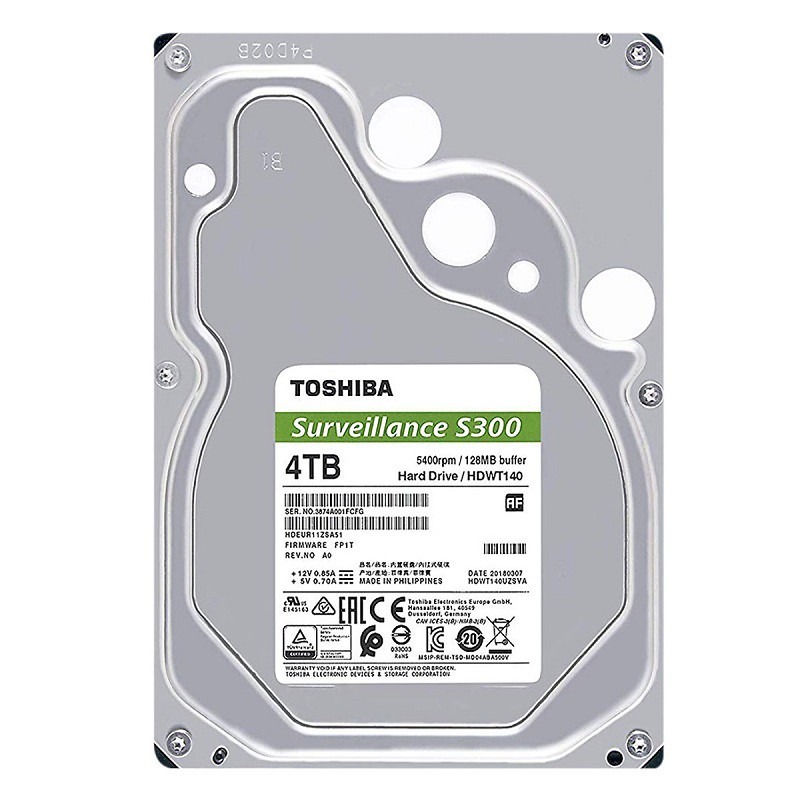 Ổ cứng Toshiba 1TB, 2TB, 4TB, 6TB chuyên dụng dành cho camera giám sát, BH 36 tháng toàn quốc