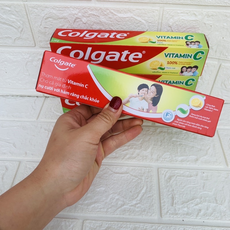 kem đánh răng colgate vitamin c 170g