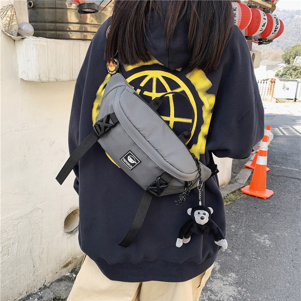 Túi Đeo Chéo Nam Nữ Đa Chức Năng Cá Tính Túi Đeo Vai Đơn Nhỏ Gọn Thời Trang | BigBuy360 - bigbuy360.vn