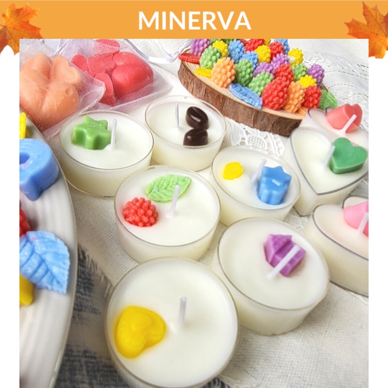 Nến thơm tealight handmade nhiều mẫu charm topping làm quà tặng , quà cưới wedding