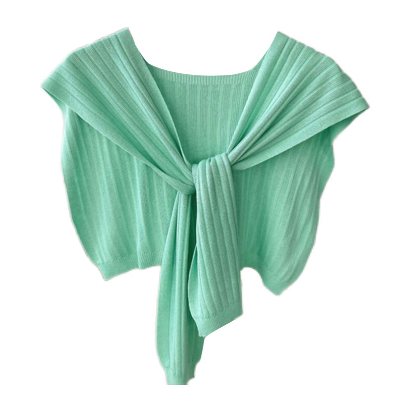 Khăn Choàng Vai Dệt Kim Màu Sắc Ngọt Ngào Thanh Lịch Cho Nữ