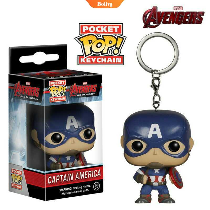 Funko Pop Móc Khóa Hình Nhân Vật Siêu Anh Hùng Avengers