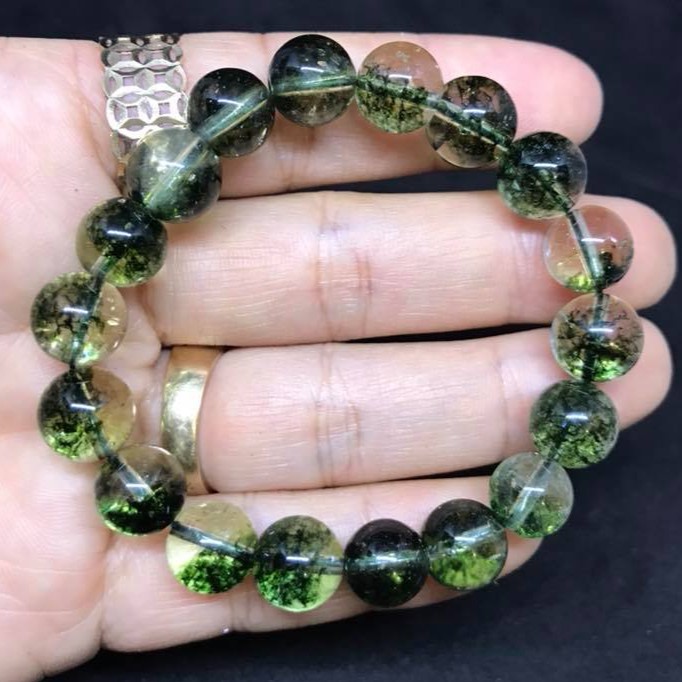 VÒNG TAY ƯU LINH XANH LÁ 10LY