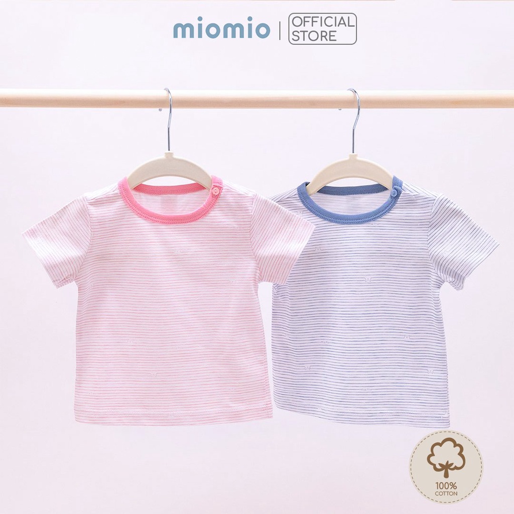 Áo Sơ Sinh Cộc Tay, Nút Vai MIOMIO - Cho Bé Trai, Bé Gái (Từ 3-24M), Vải Cotton