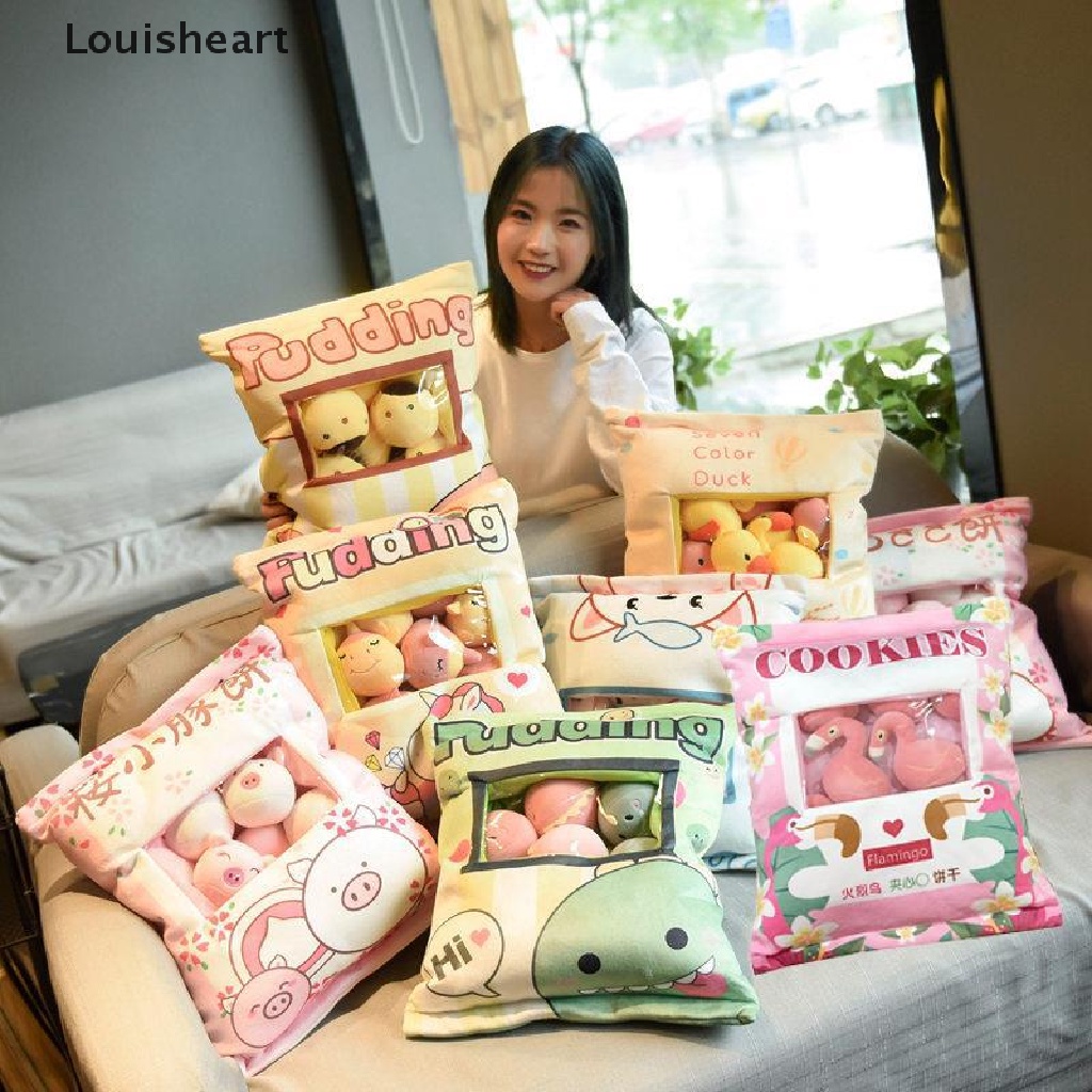 Gối Nhồi Bông Mềm Mại Hình Chú Gà / Khủng Long Đáng Yêu