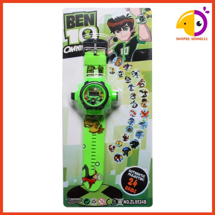 Đồ chơi đồng hồ BEN 10 chiếu 24 hình siêu nhân độc đáo cho bé