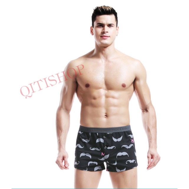 Quần Đùi Nam Lưng Xì Mặc Nhà In Họa Tiết - Chất Cotton Mịn Mát