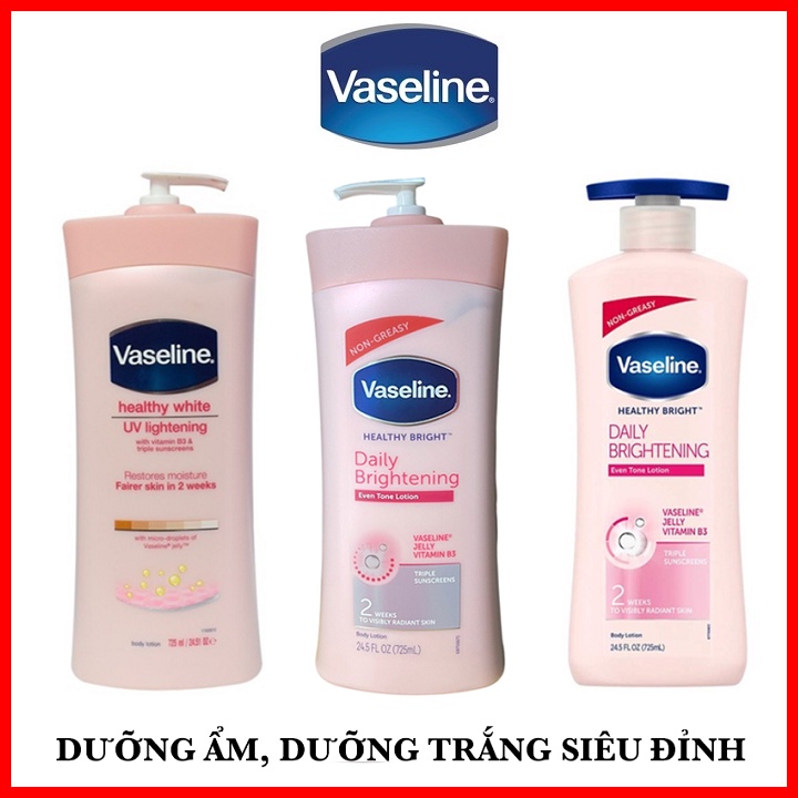 Sữa Dưỡng Thể Trắng Da Vaseline Body Lotion 725ml