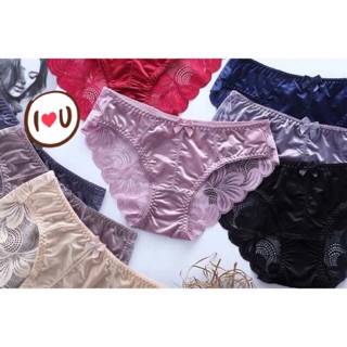 Combo 3 - quần lót ren phối lụa satin - hàng cao cấp_bra 90