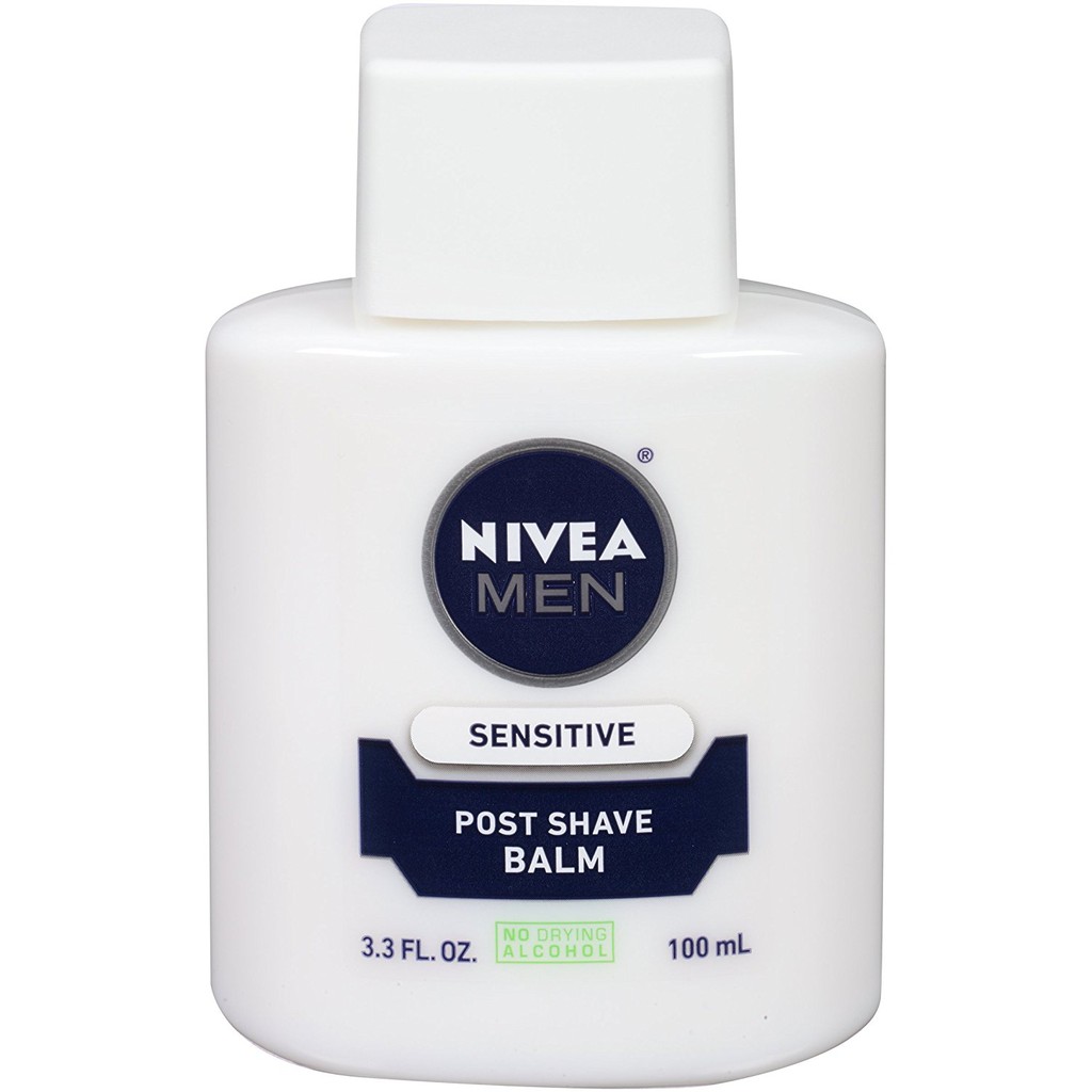 Dưỡng ẩm da sau khi cạo râu cho nam NIVEA Men Sensitive Post Shave Balm 100ml (Mỹ)