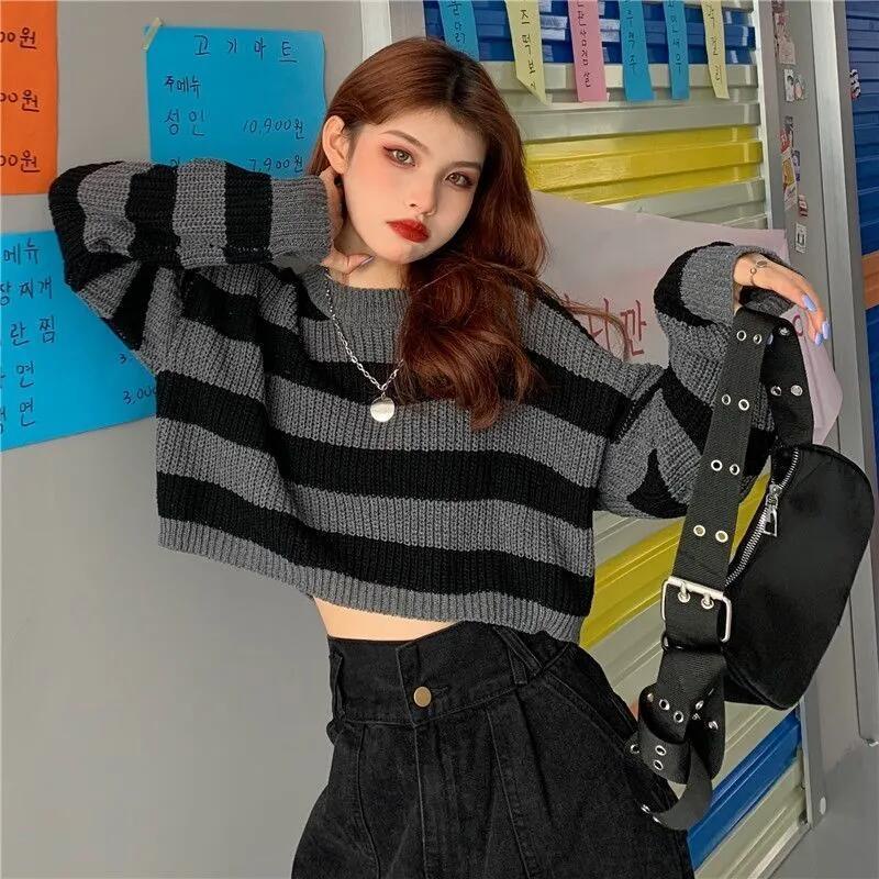 Áo Sweater Tay Chuông Plus Size 38-150kg Thời Trang Xuân Thu Cho Nữ