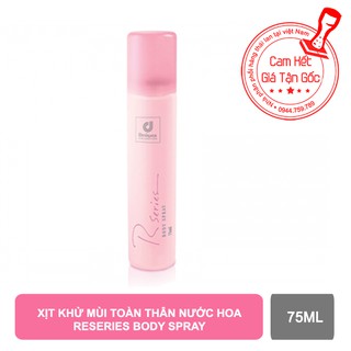 Xịt khử mùi toàn thân nước hoa rseries body spray 75ml