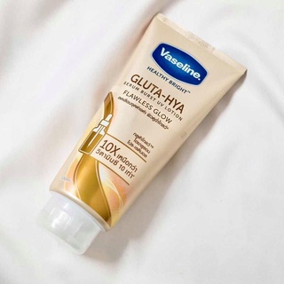 Sữa dưỡng thể trắng da Vaseline Healthy Bright Gluta HYA Serum Burst Lotion 10X Thái Lan 330ml (Ban ngày)