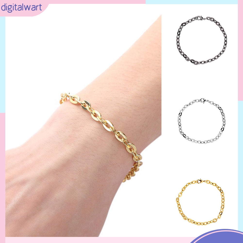 Vòng đeo tay kiểu dáng đơn giản thời trang cao cấp cho nam / nữ