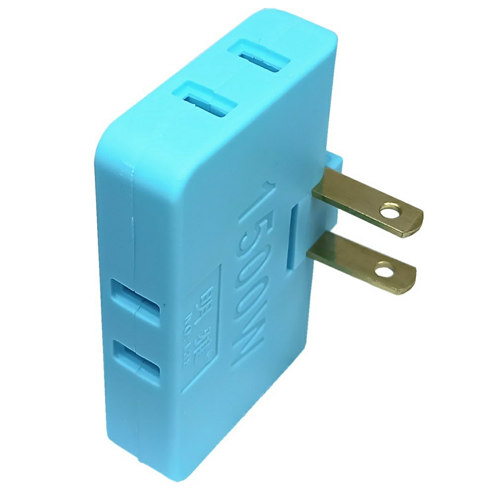 Ổ Cắm Điện Đa Năng Chống Giật Chuyển Đổi Chia 3, Xoay 180 Độ Thông Minh ( Phích Cắm chân dẹt nha mọi người)