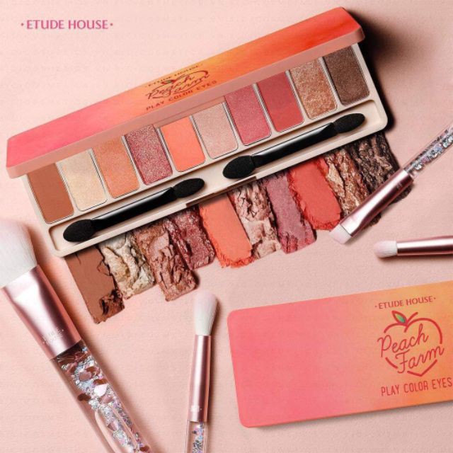 ( Chuẩn Auth giá rẻ ) Bảng Phấn Mắt Etude House PLAY COLOR EYES PEACH FARM