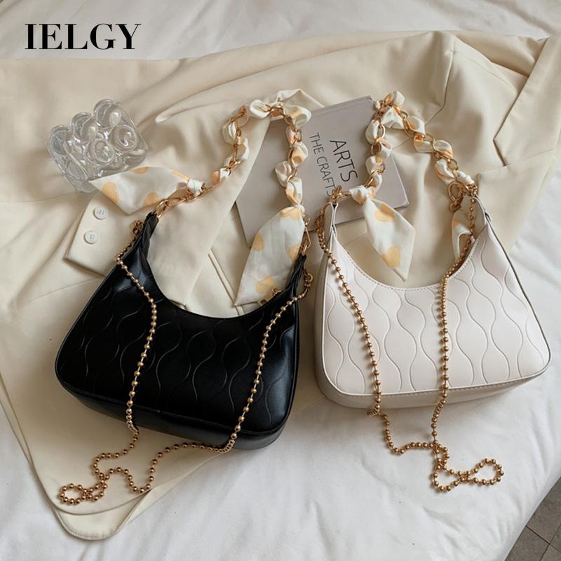 Túi đeo vai IELGY bằng lụa thời trang Hàn Quốc đơn giản cho nữ