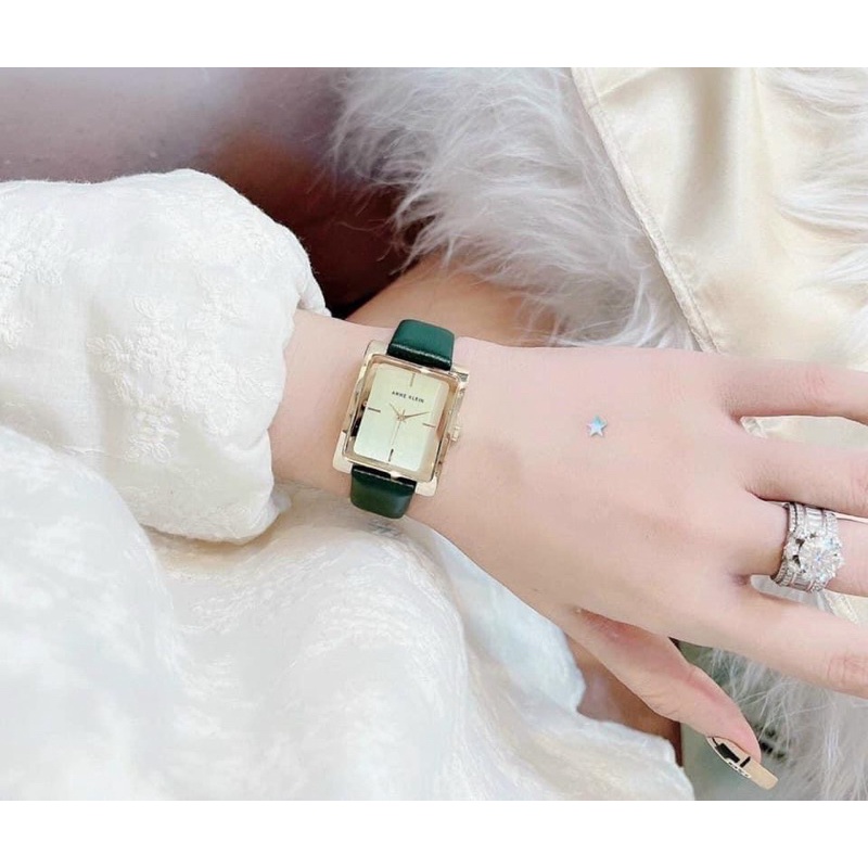 Đồng hồ ANNE KLEIN nữ model AK/2706CHGN dây da dáng cổ điển