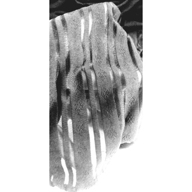 1 m vải thun sọc màu đen