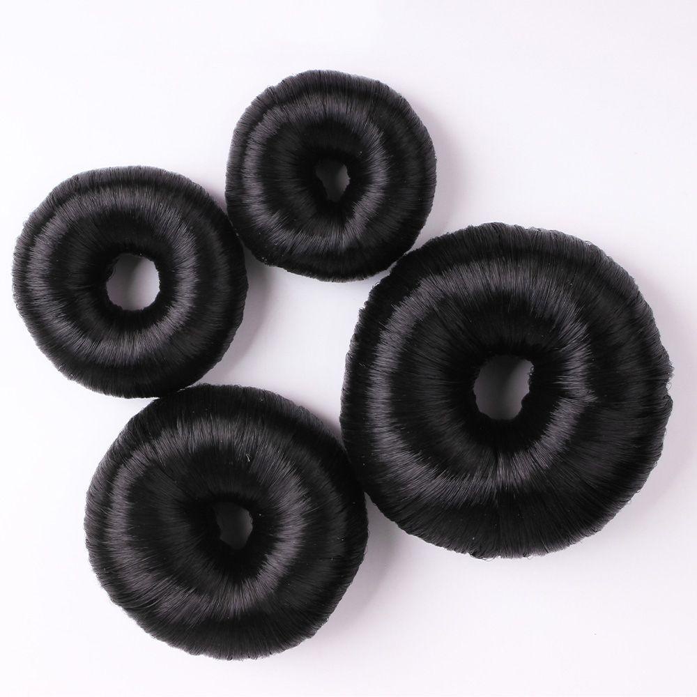 AROMA Búi Tóc Giả Màu Đen / Nâu Thanh Lịch Dành Cho Nữ