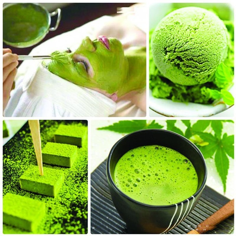 Bột matcha trà xanh chuyên dùng làm bánh, nama chocolate, trà sữa HSD 22/9/2022