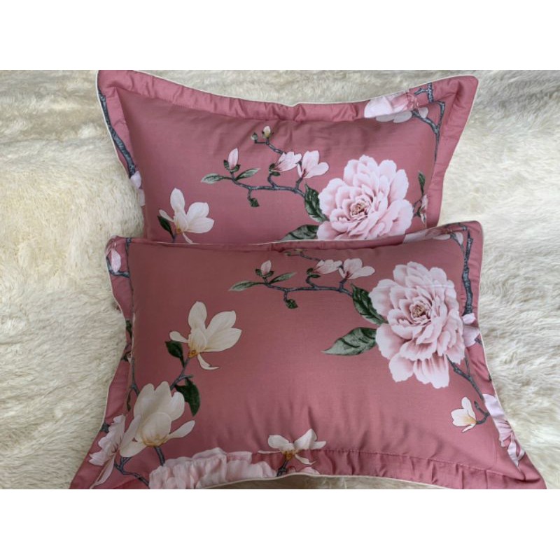 Đôi Vỏ Gối Cottton Hàn 45x65 ( 50x70 cả viền). Vỏ Gối Lót Bông Chất Lượng Loại 1