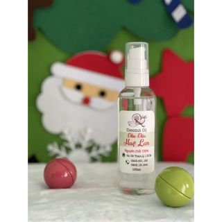 Dầu Dừa Tinh Khiết Chăm Sóc Da 100ml chai nhựa PET
