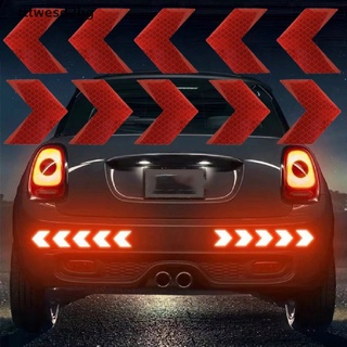 10PCS Automotive Safety Reflective Stickers Super Reflective Safety Sticker New