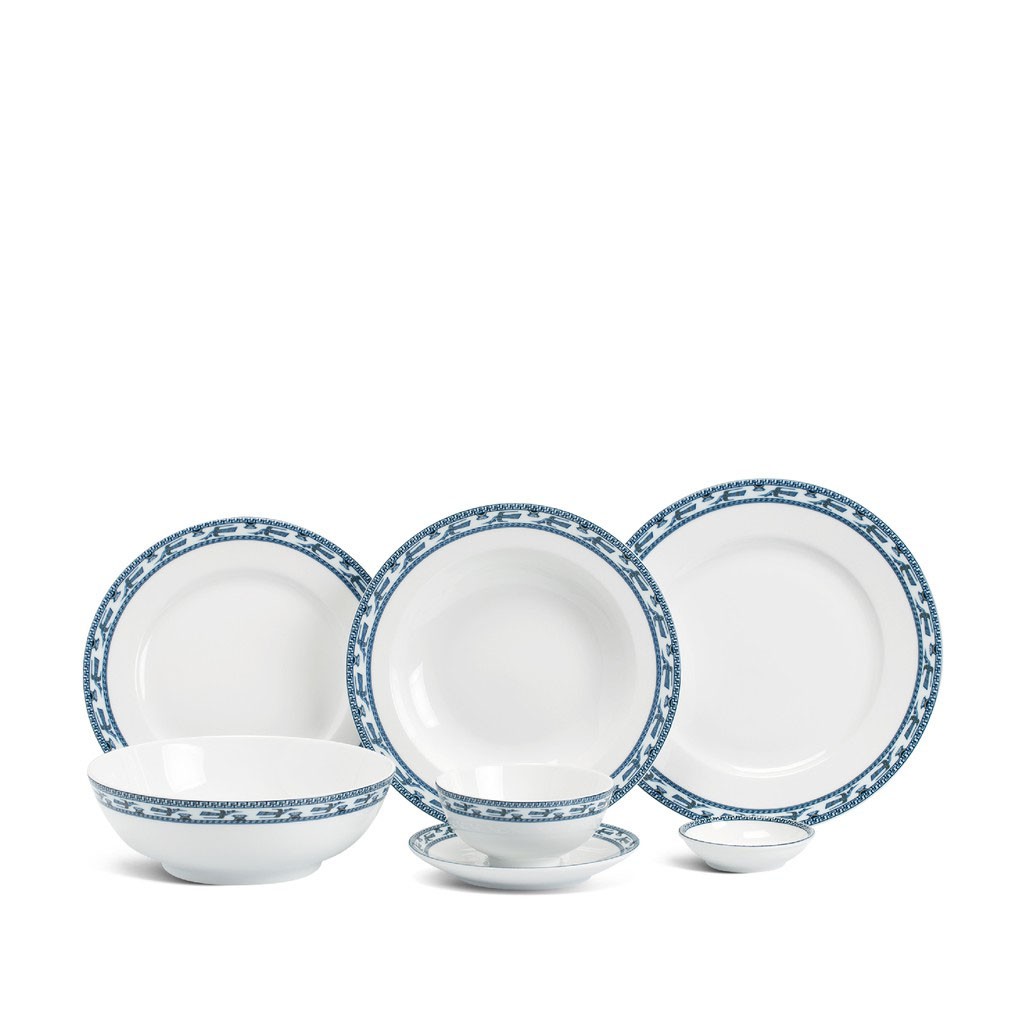 Dĩa tròn 20 cm Jasmine Chim Lạc dùng cho gia đình, sứ đẹp cao cấp dùng đãi khách, tặng quà tết