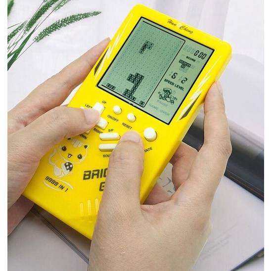 Máy chơi game xếp gạch brick game huyền thoại phiên bản mèo