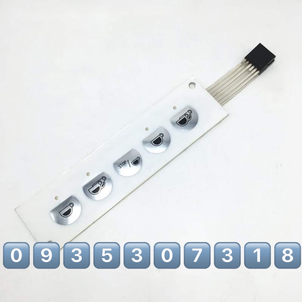 Bàn phím dán máy pha Faema E98/Cimbali M27 (SL:1Cái) - Linh Kiện & Phụ Kiện Máy Pha Cà Phê Chính Hãng - Nhập từ Ý