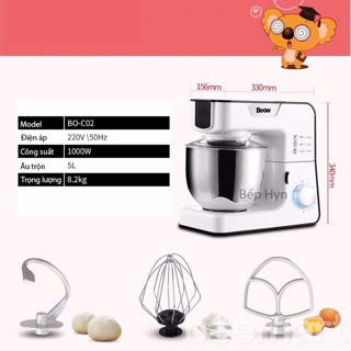Máy đánh trứng và trộn bột để bàn BeoW CO2