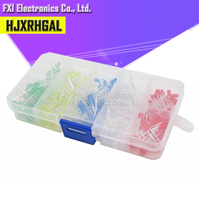 Set 200 Đèn Led Diode 3MM 5MM Nhiều Màu Sắc