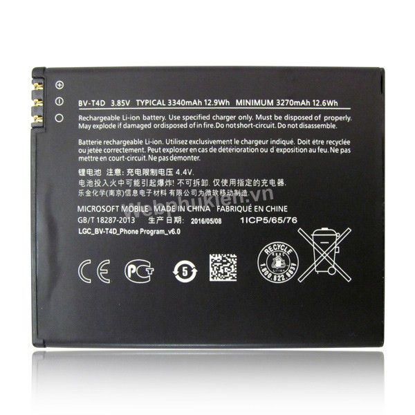 Pin Microsoft Lumia 950 XL (BV-T4D) Dung Lượng 3340mAh - Hàng Zin