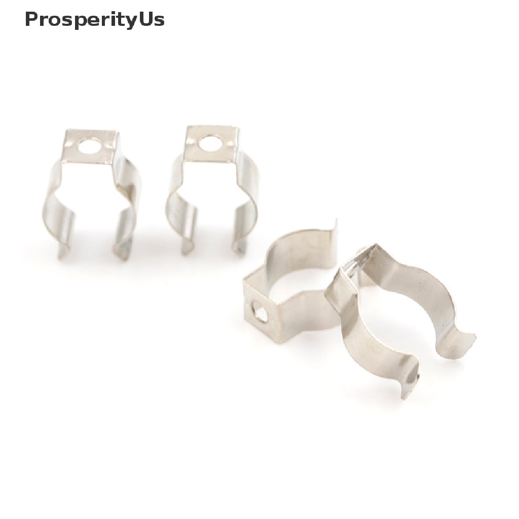 Bộ 4 Giá Đỡ Đèn Ống T8 Màu Bạc Dạ Quang