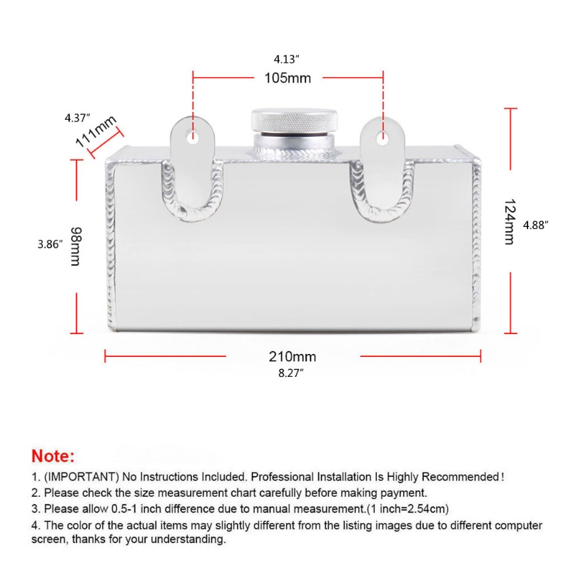 Bình Đựng Nước Làm Mát 2L Bằng Hợp Kim Tiện Dụng