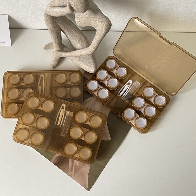 Khay Lens 6 Cặp Mẫu Mới - Case Đựng Lens