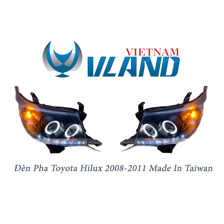 1 Cặp Đèn Pha Cho Hilux 2008-2011 Made In Taiwan Đã Bao Gồm 1 Cặp Xenon HID
