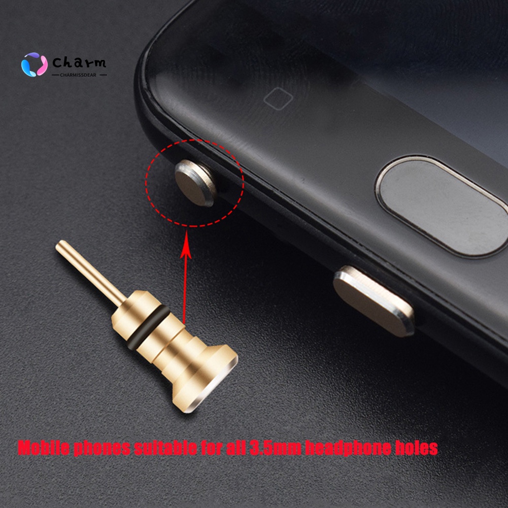 Nút Bịt Chống Bụi Cổng Sạc Type C Micro Usb Cho Điện Thoại Android Iphone